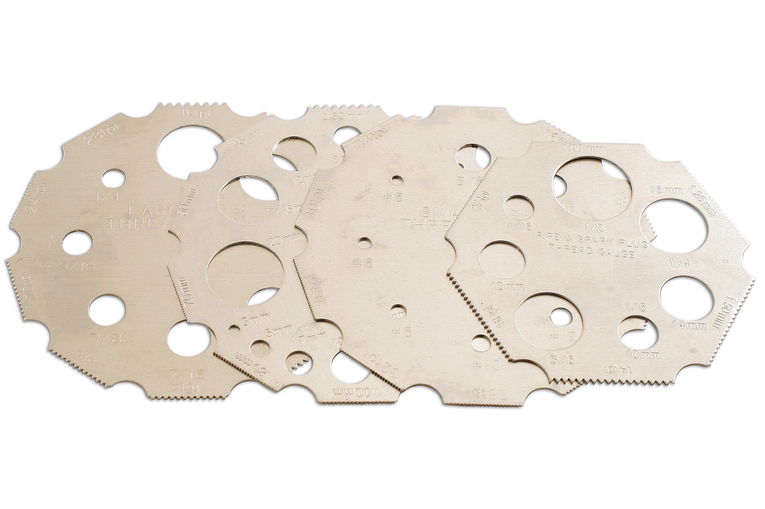 Gunson Universal Thread Gauge - 4pc 77106
