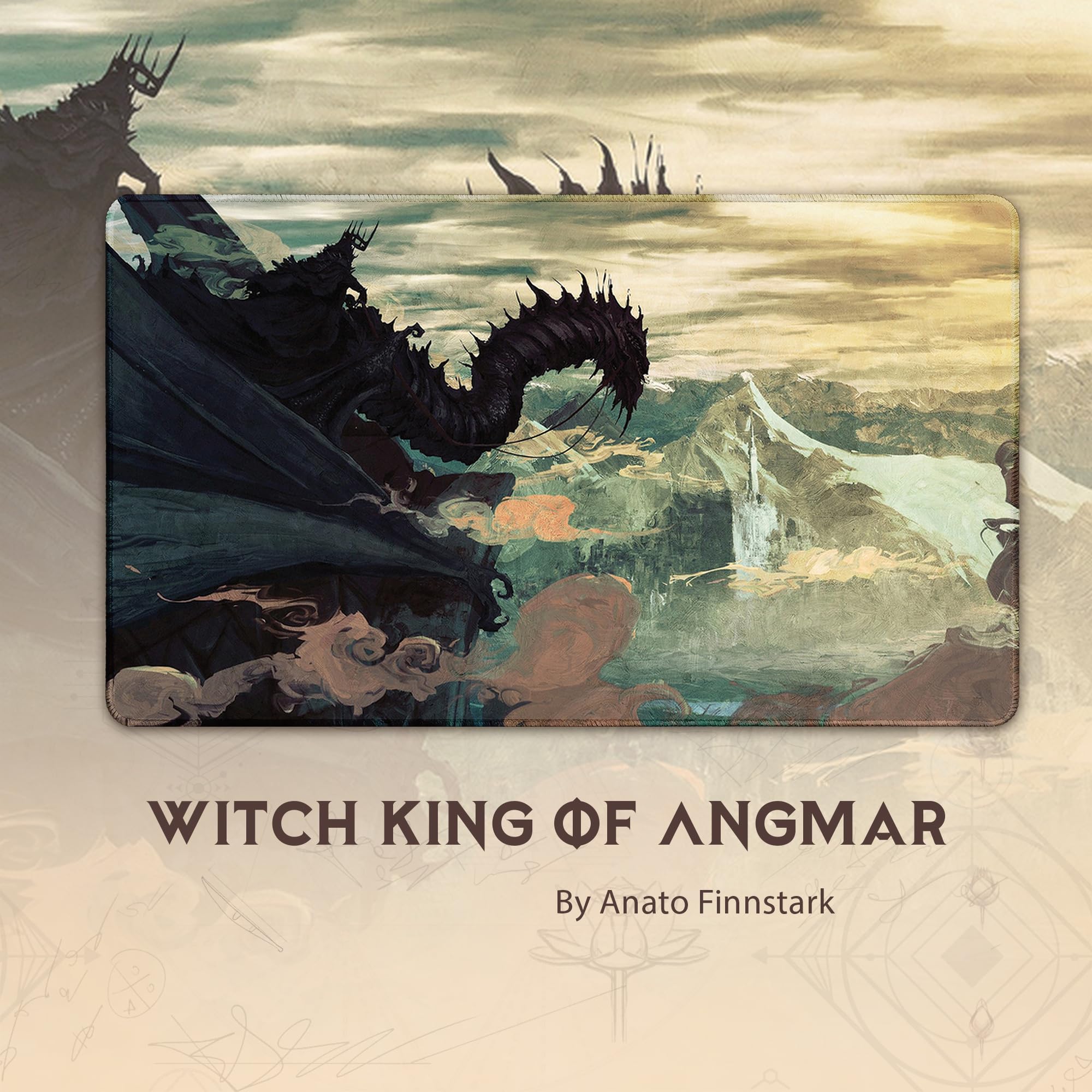 witch king of angmar mtg card Amazon.com: Paramint Witch King of Angmar (Stitched) - MTG Playmat by Anato  Finnstark - Compatible with Magic The Gathering Playmat