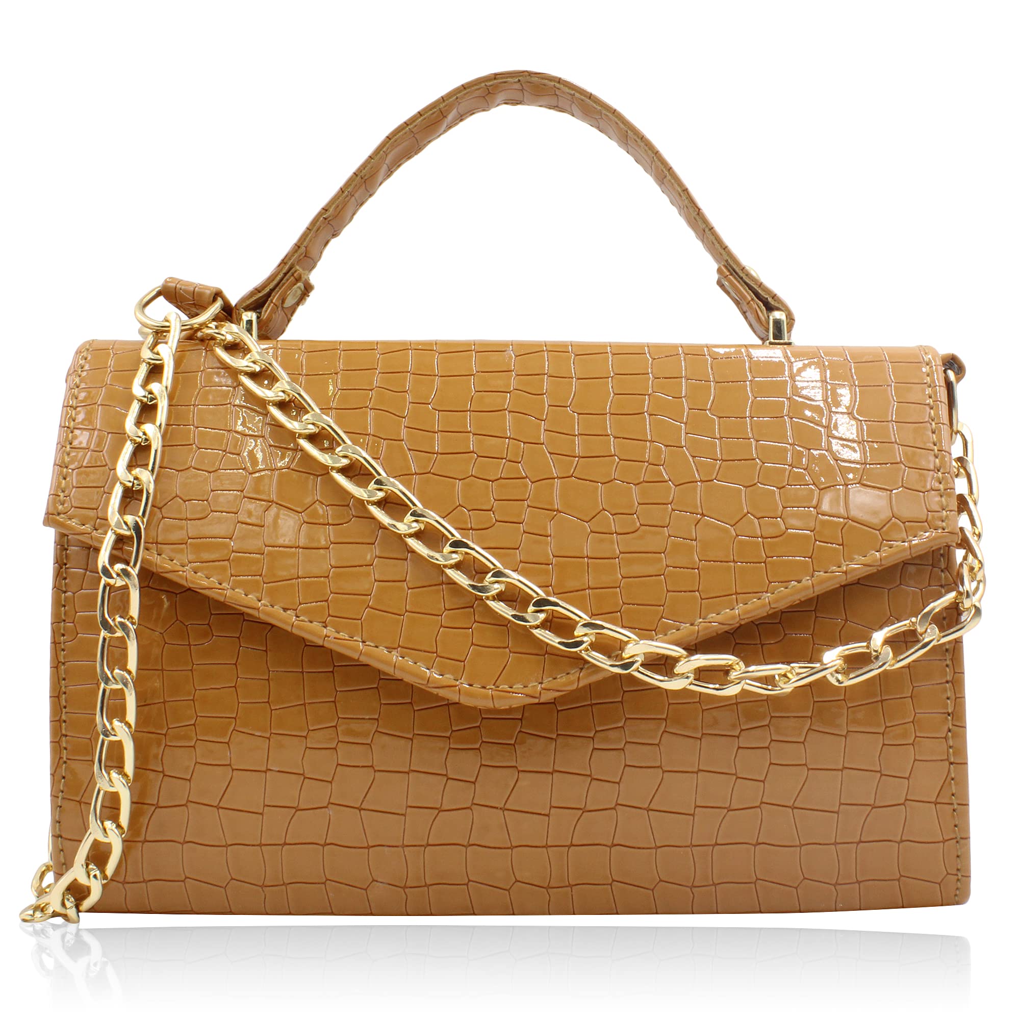 ALIZA Classic Stylish handbag Girls and Women (Yellow) (B09Q2XX8J4) Amazon Price History, Amazon Price Tracker