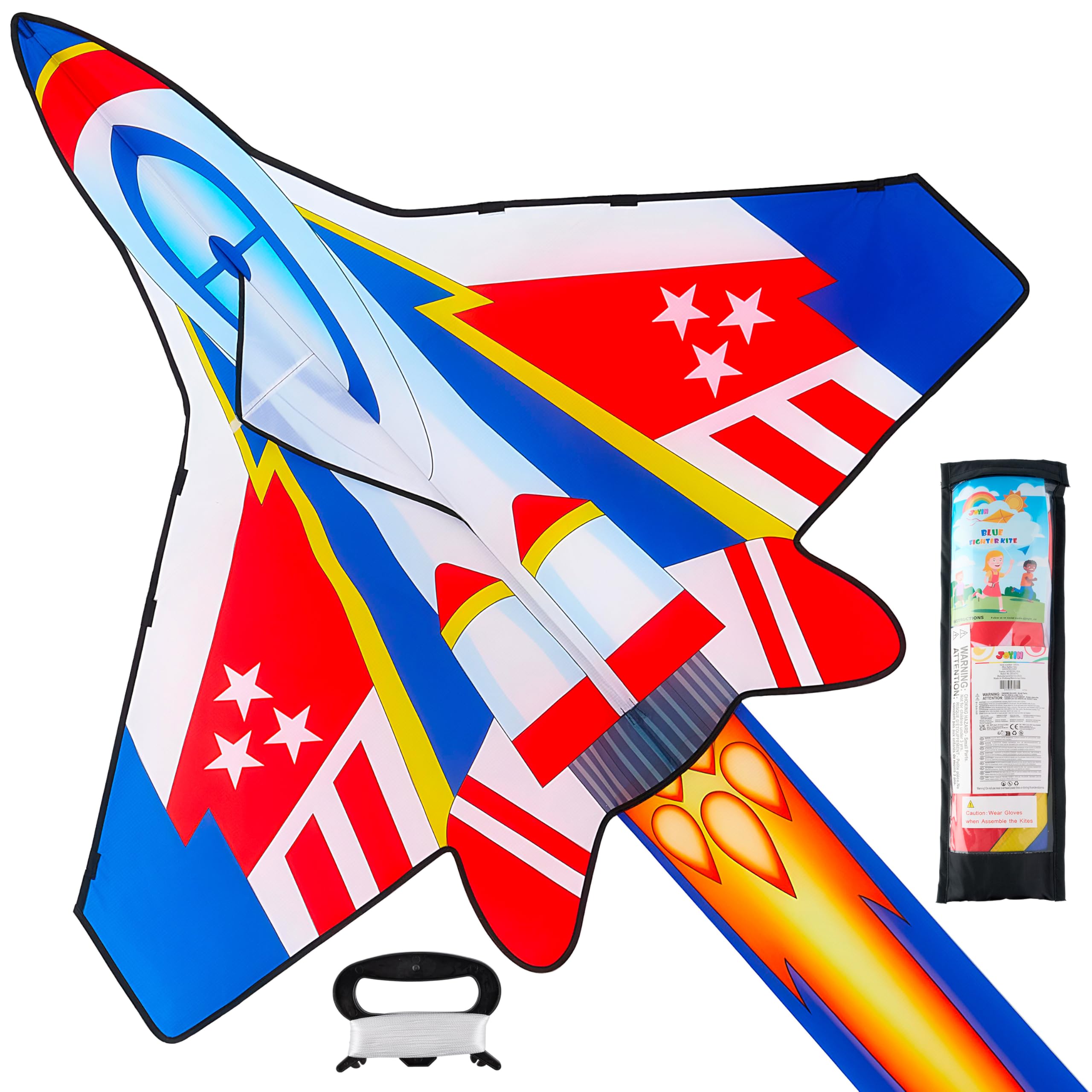 JOYIN Kite Easy to Fly for Kids and Adults, Large Beach Kite for Outdoor Games and Activities