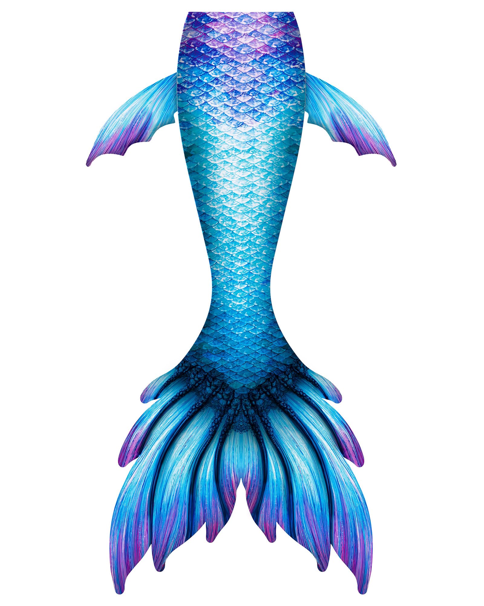 Mermaid Tail for Adults (No Monofin) - Sublimation Printing, Adjustable Waistband - Perfect Mermaid Tails for Women & Teen Sizes