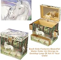 Vista 3 de Caja de música Enchantmints joyero de unicornio