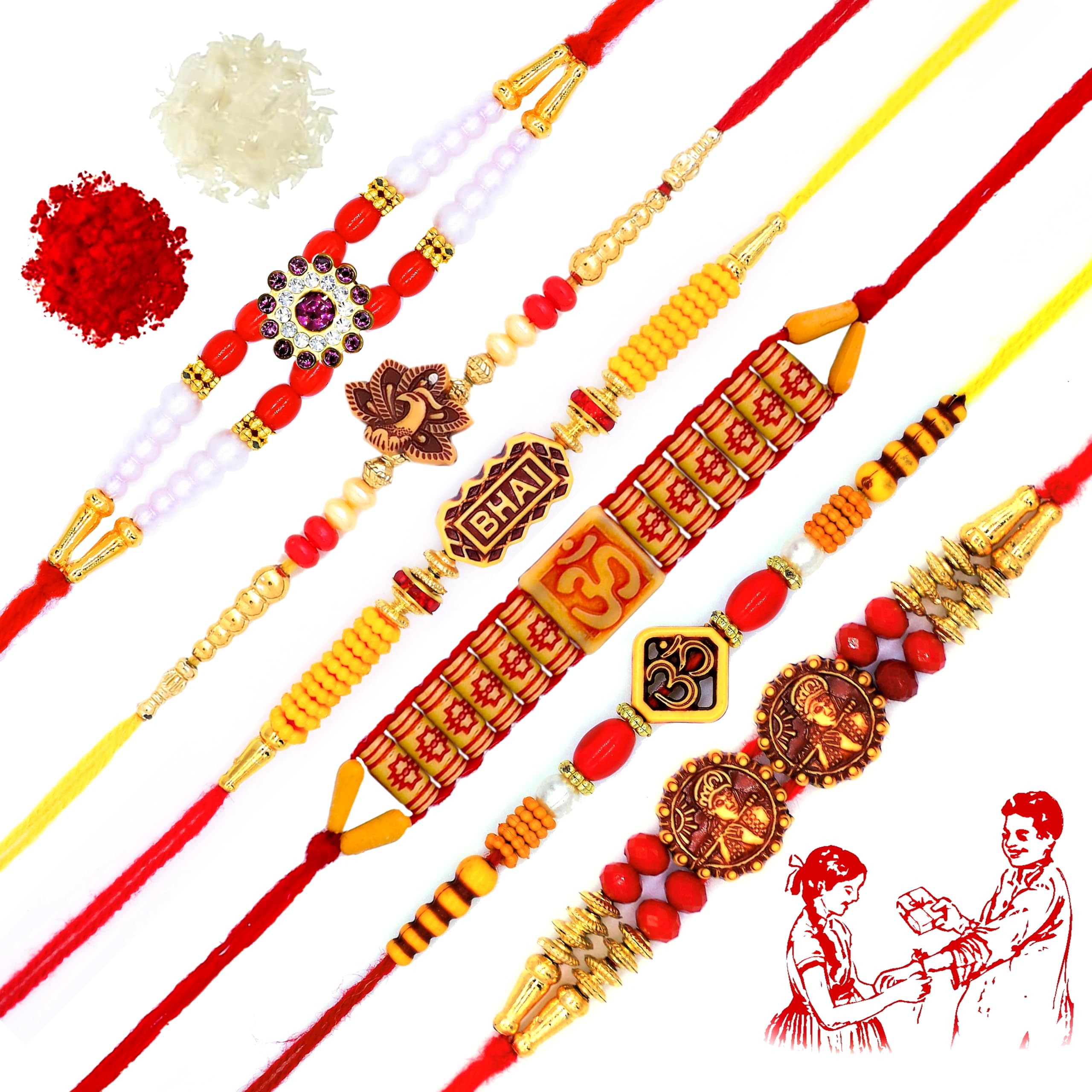 See full amazon price history chart for DMOKSH Rakhi for Brother 6 Pcs Combo Set Wooden Beads Dora Rakhi for Bhaiya and Bhabhi Rakhi DMOKSH Rakhi for Brother 6 Pcs Combo Set Wooden Beads Dora Rakhi for Bhaiya and Bhabhi Rakhi (B0CCQ3KQP9) Amazon Price History, Amazon Price Tracker