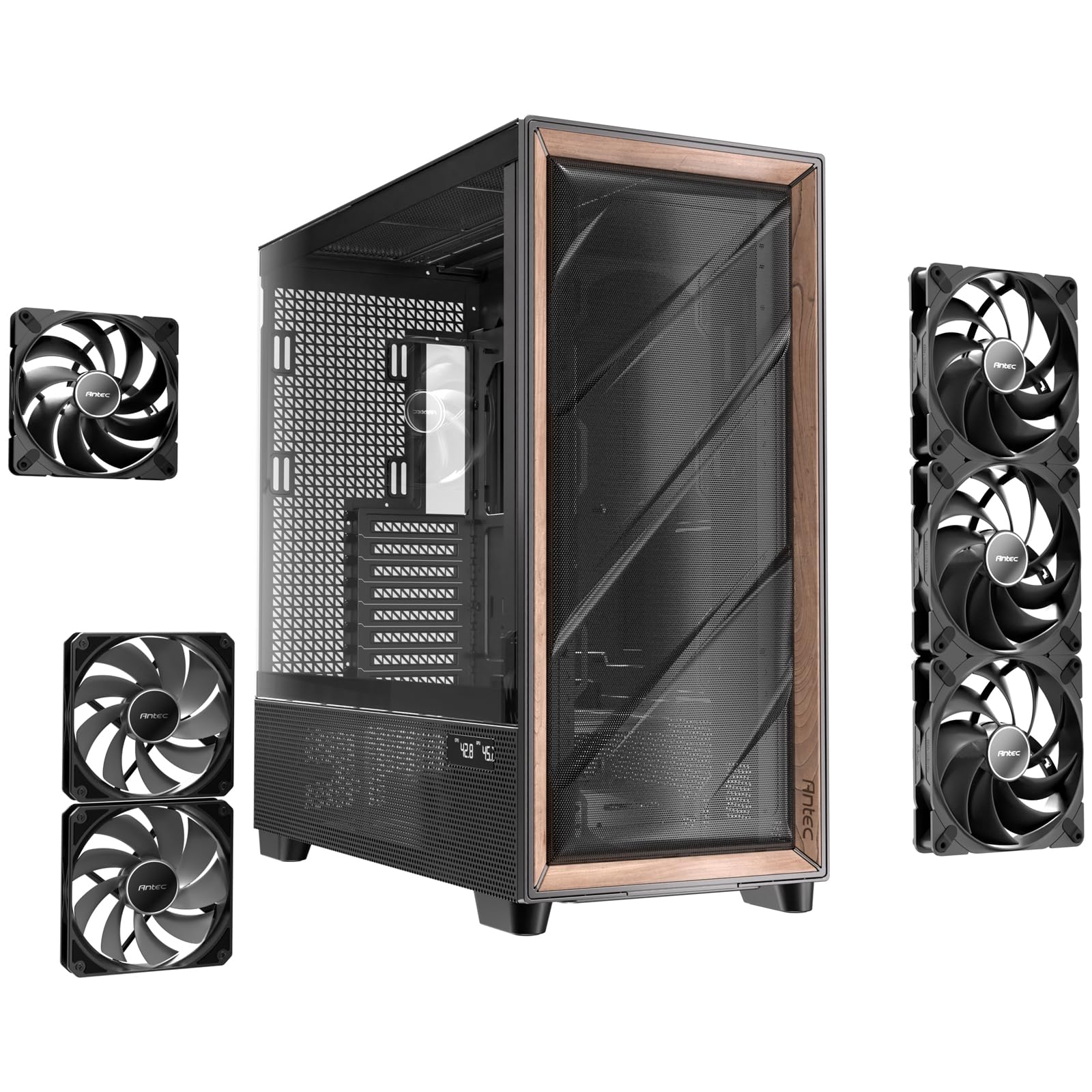ANTEC Flux Pro EUV - Custodia per PC Big/Full Tower ATX, colore: Nero