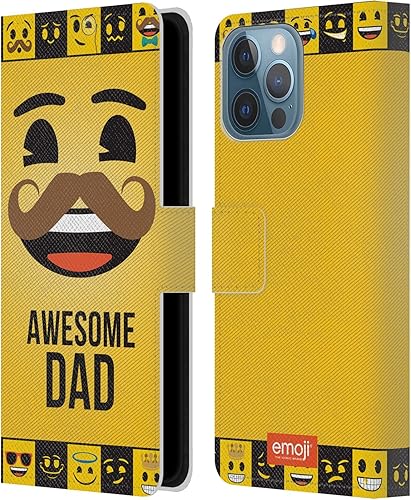 Miniatura 8 de Head Case Designs Officially Licensed Emoji Love My Mom Celebration Cases Leather Book Wallet Case Cover Compatible with Apple iPhone 13 Pro Max