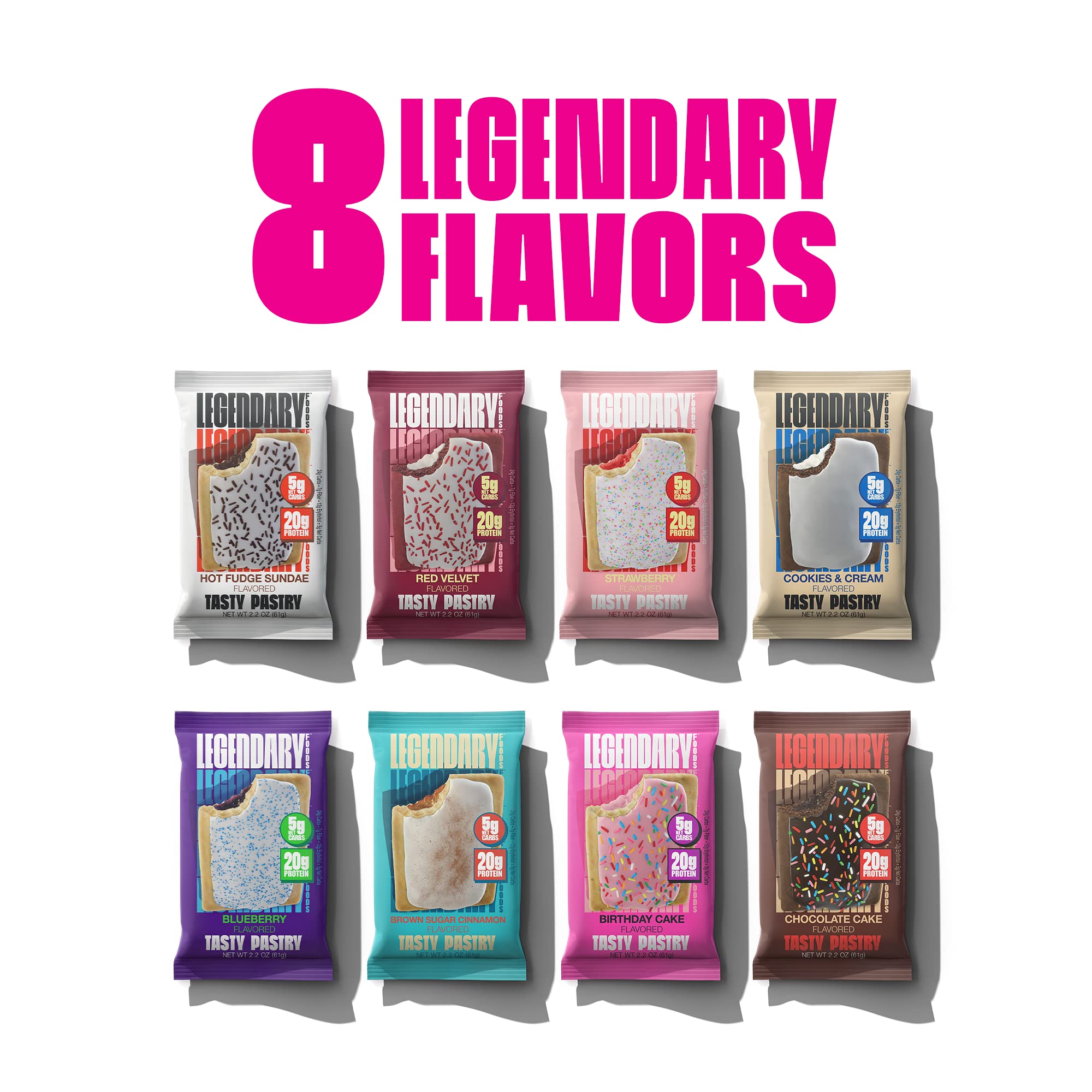 Buy Legendary Foods 20 gr Protein Bar Alternative Tasty Pastry Low
