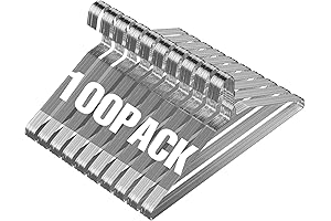 Wire Hangers 100 Pack: Metal Hangers Organizer for Closet Space Saving
