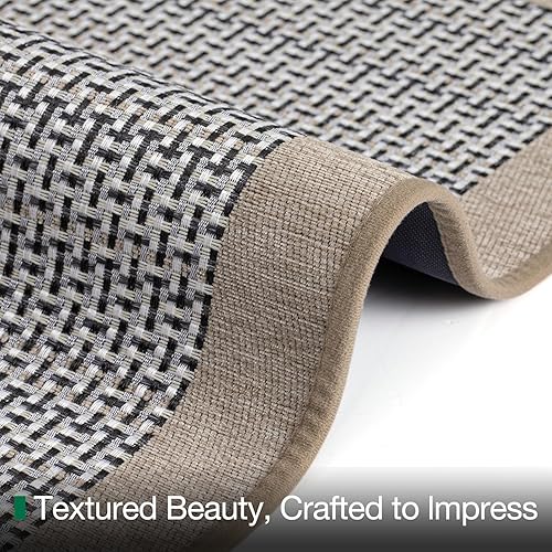 Miniatura 8 de LUMI Felpudo para interiores, parte trasera de goma de larga duración, antideslizante, lavable, absorbente, beige, 31.5 x 47 pulgadas