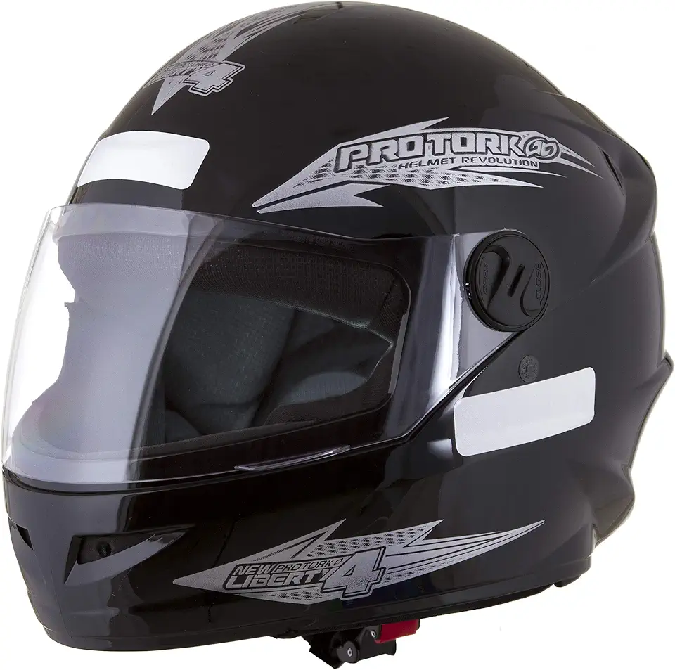 CAPACETE FECHADO PRO TORK NEW LIBERTY 4 SOLID PRETO TAM. 60