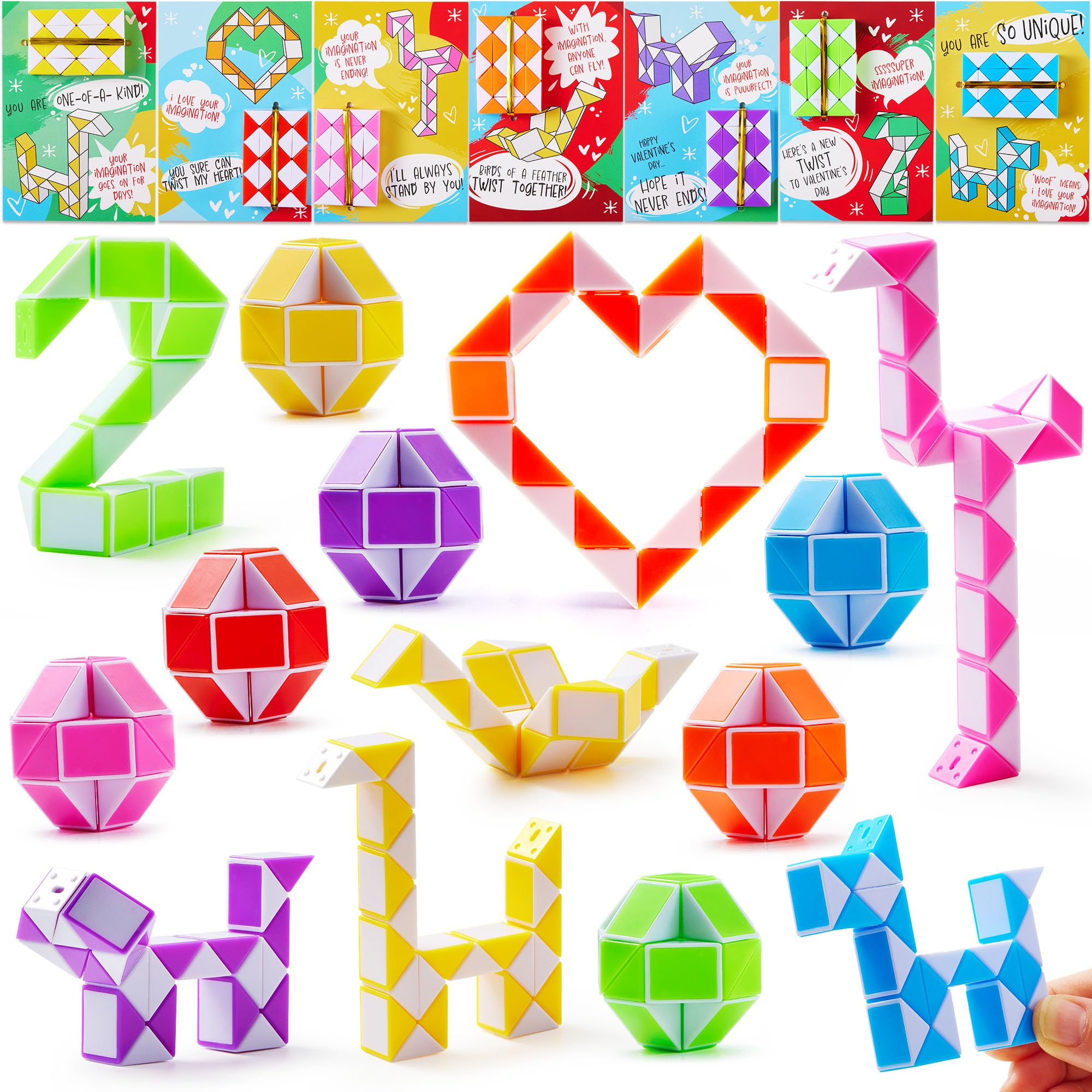 ビパッチ-BEPATCH-　タイダイ系BORN花snakeデザイン 3色セット Amazon.com: JOYIN 28 Packs Valentine's Day Cards with Snake Twist