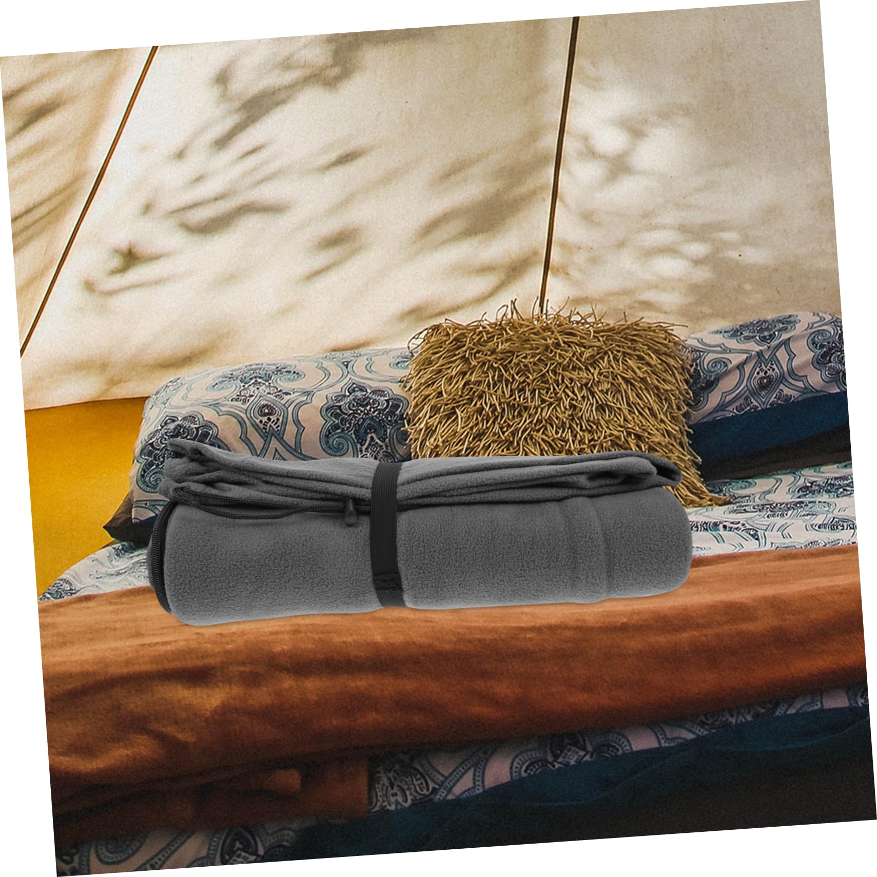 Garneck Insulated Fleece Sleeping Bag Lightweight Sleep Sack for Cold Weather Camping Hiking