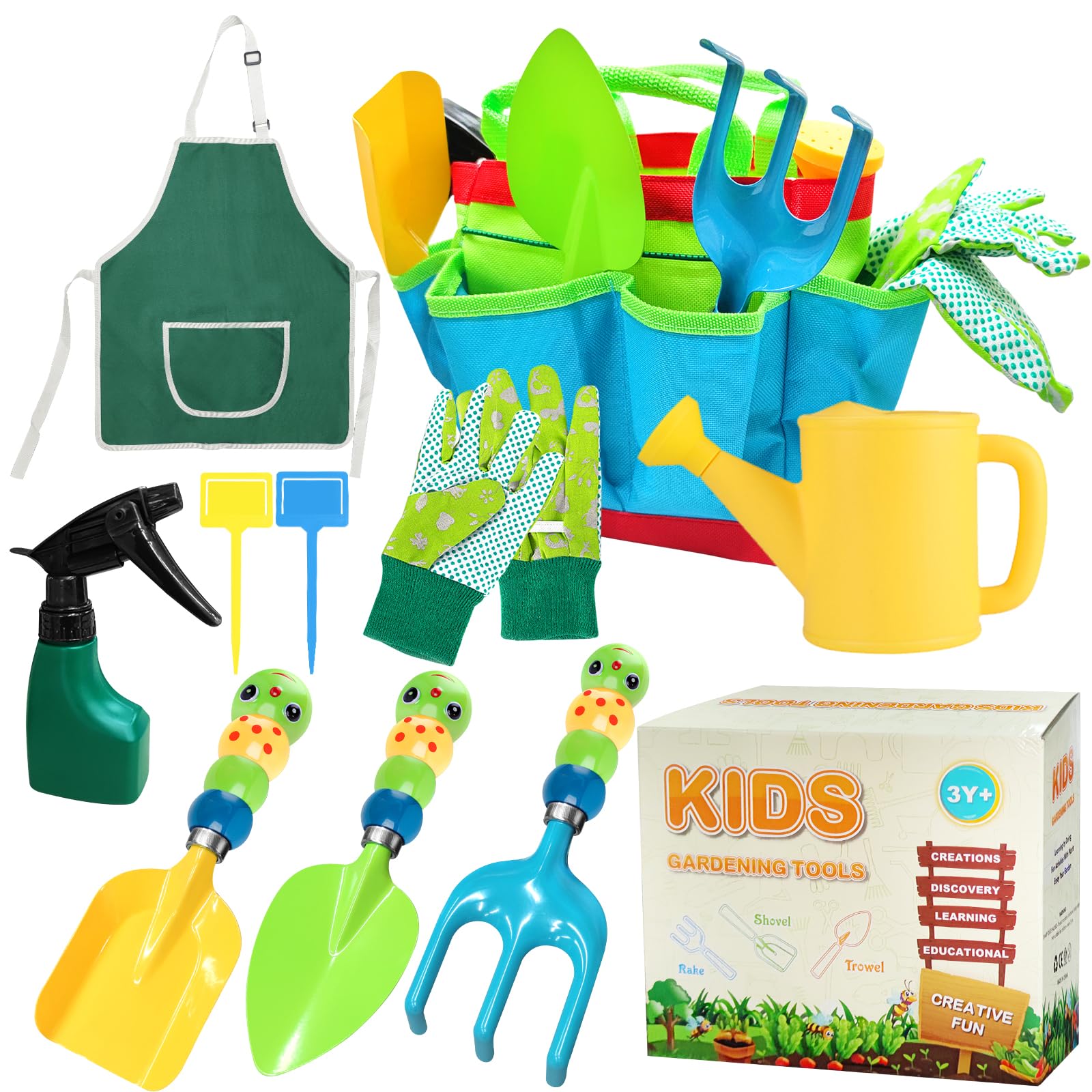 YORFULL 10PCS Kinder Gartenwerkzeug Set