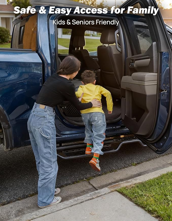 Estribos JOYTUTUS para Chevrolet Silverado / GMC Sierra 2019-2026 miniatura 2