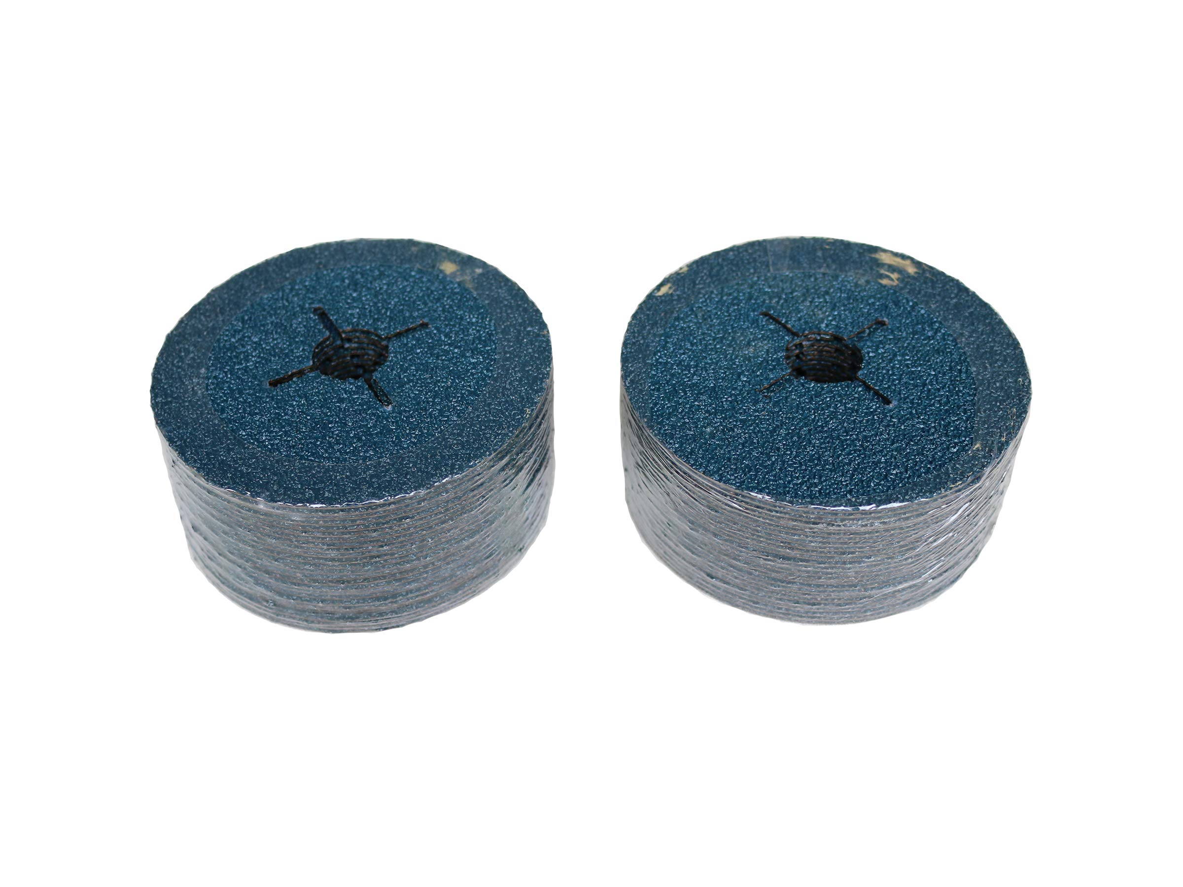 Zirconia Grinding & Sanding Discs, 4 1/2" by 7/8", 36 Grit - 2 Packs of 25