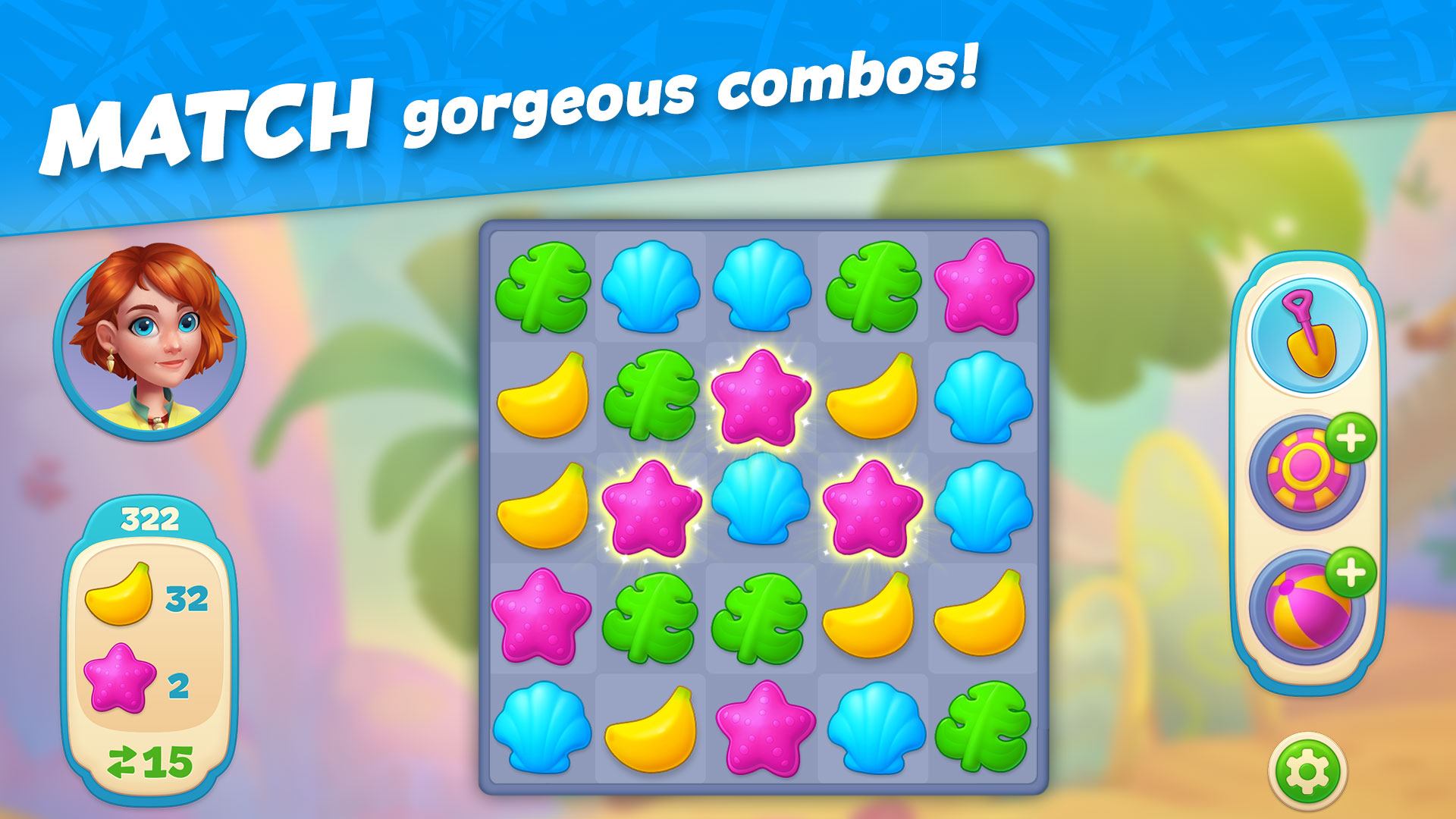Hawaii Match3 Mania Home Design & Matching Puzzle App on