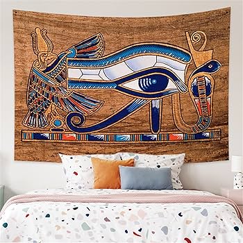 Amazon.co.jp: 古代エジプトのタペストリー ホルスの色の目 イーグル Amazon.co.jp: 古代エジプトのタペストリー ホルスの色の目 イーグル