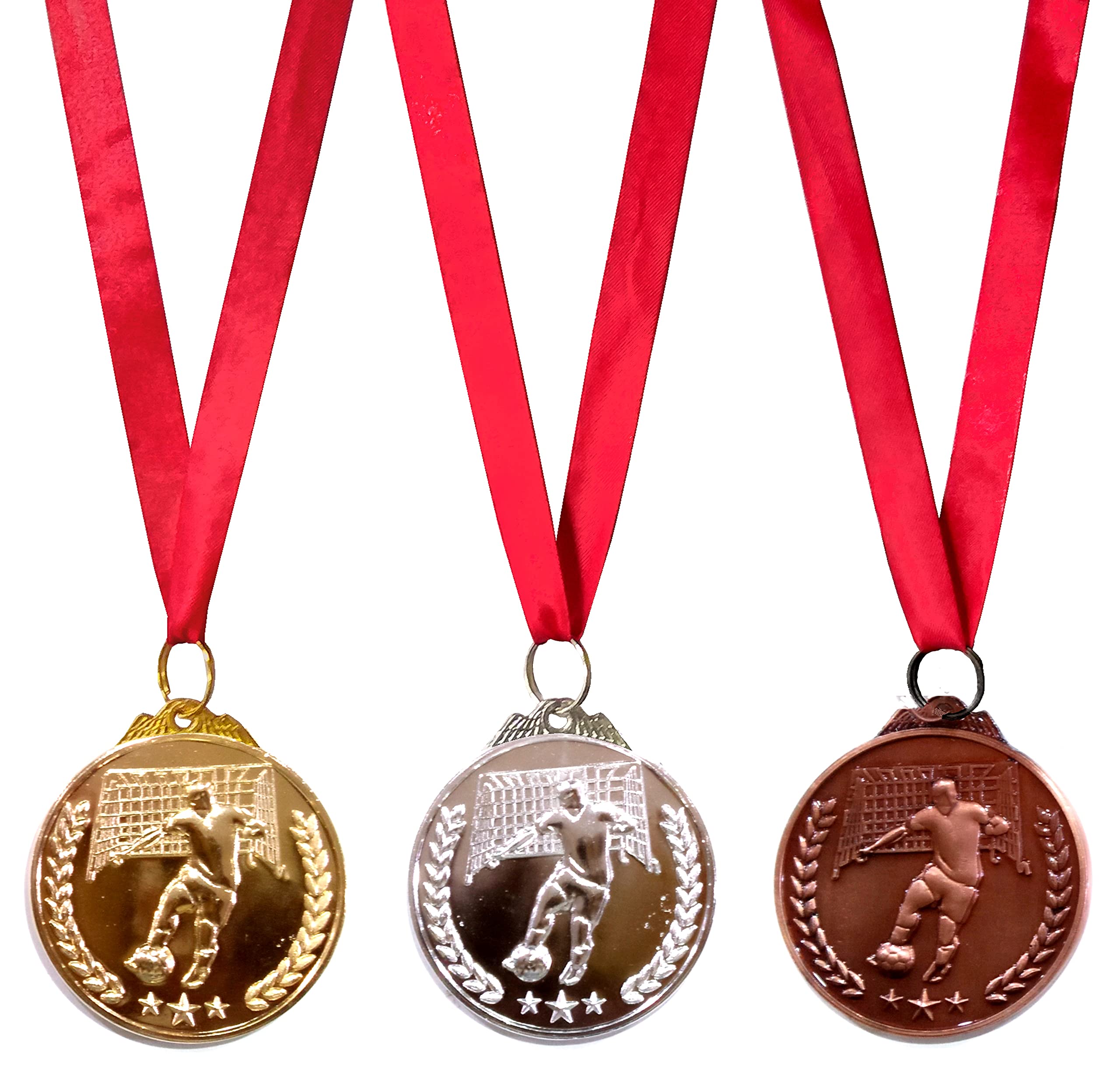 Be Win 3D Designed Football Medals Gold, Silver, Bronze (B083NZ3XPP) Amazon Price History, Amazon Price Tracker