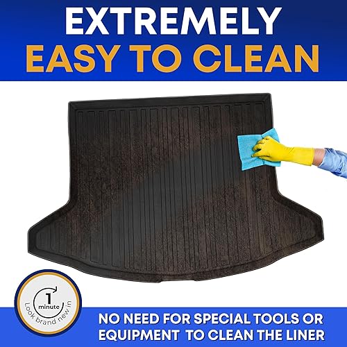 Miniatura 4 de Forro de carga prémium para Mazda CX-5 2017-2021 – 100% de protección, tapete de maletero de automóvil de ajuste personalizado, tapete de carga