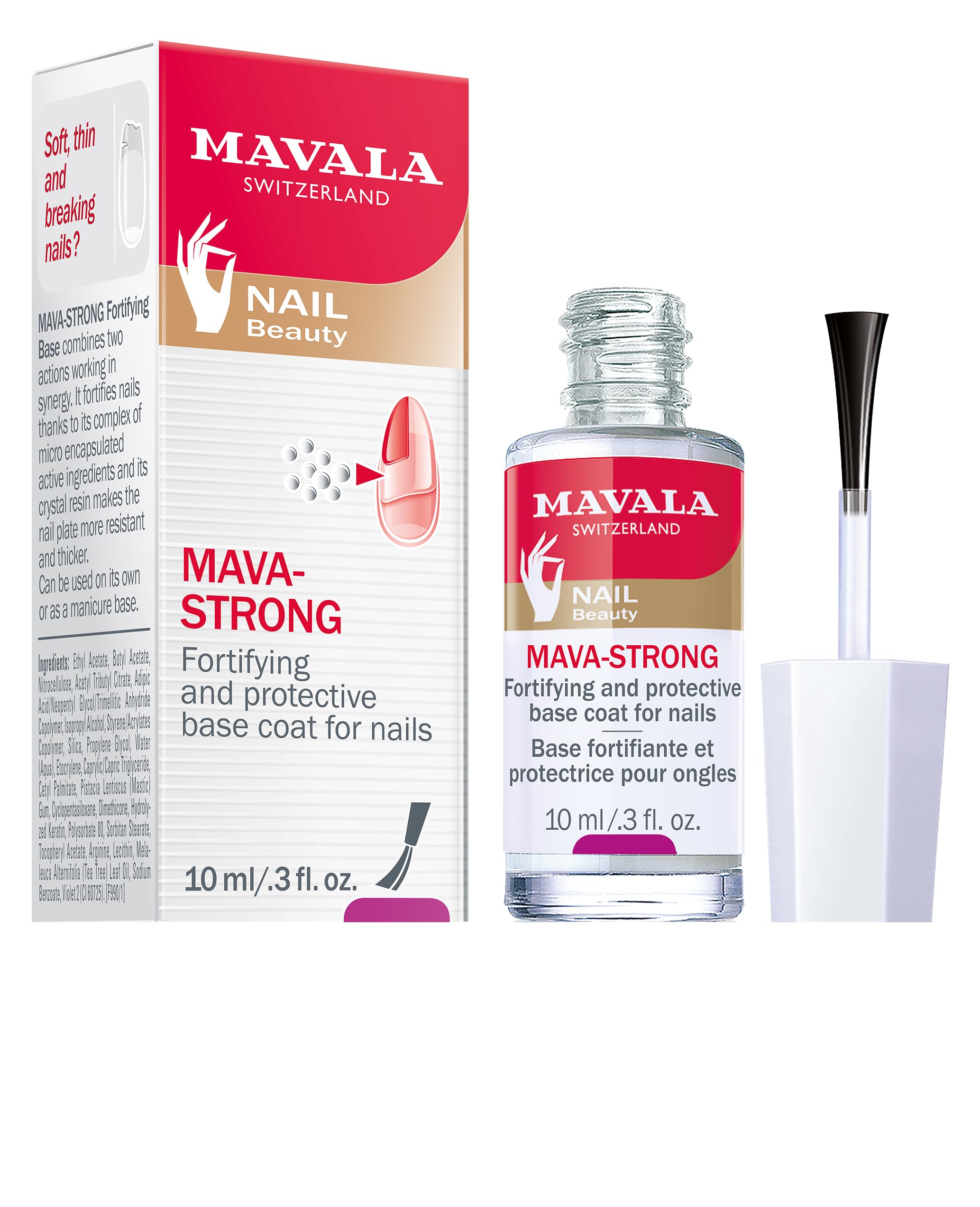 Mava-Strong Fortifying Base Coat, 0.3 Ounce
