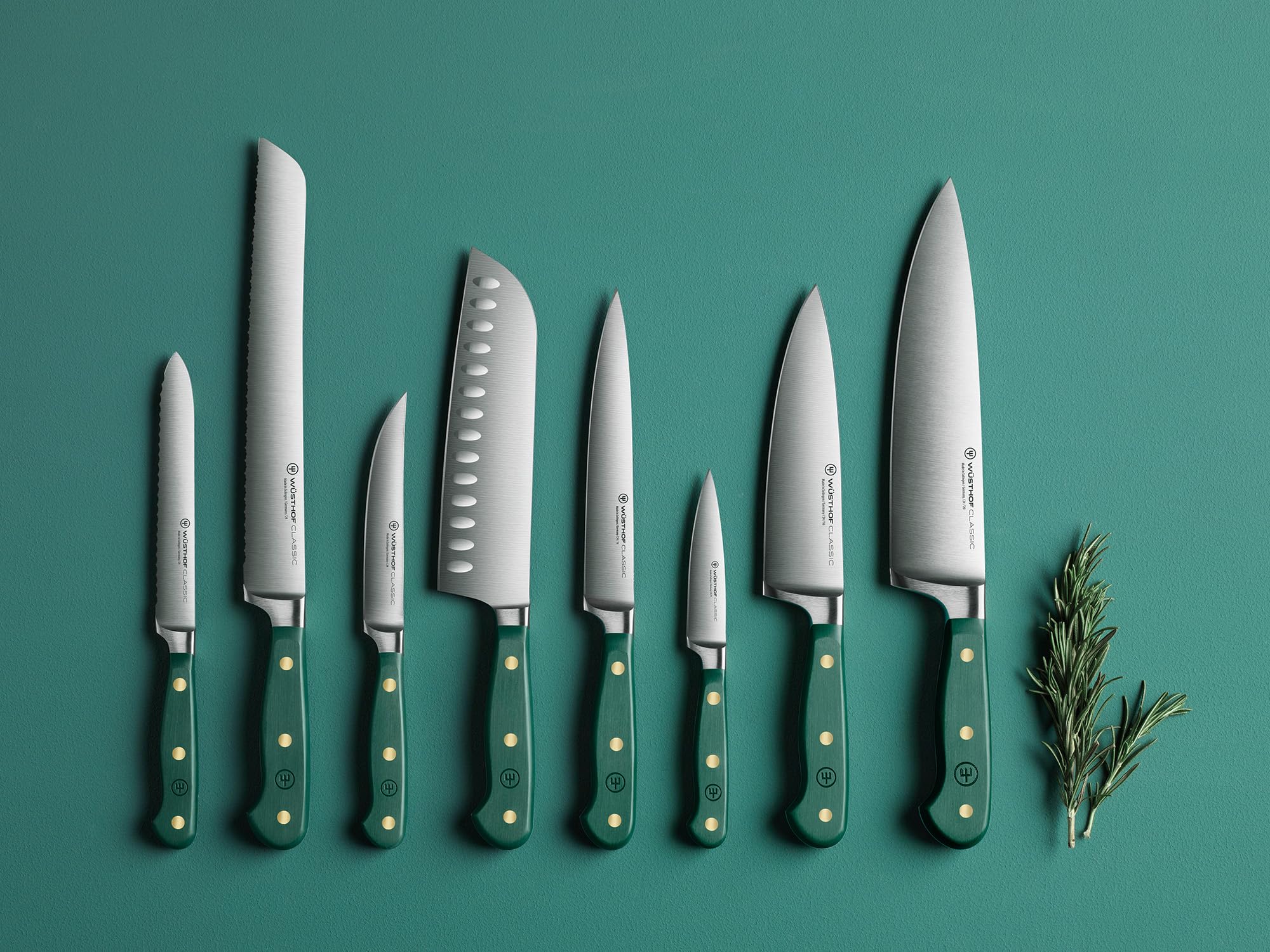 Amazon.com: WÜSTHOF Classic Fresh Rosemary 9'' Double-Serrated