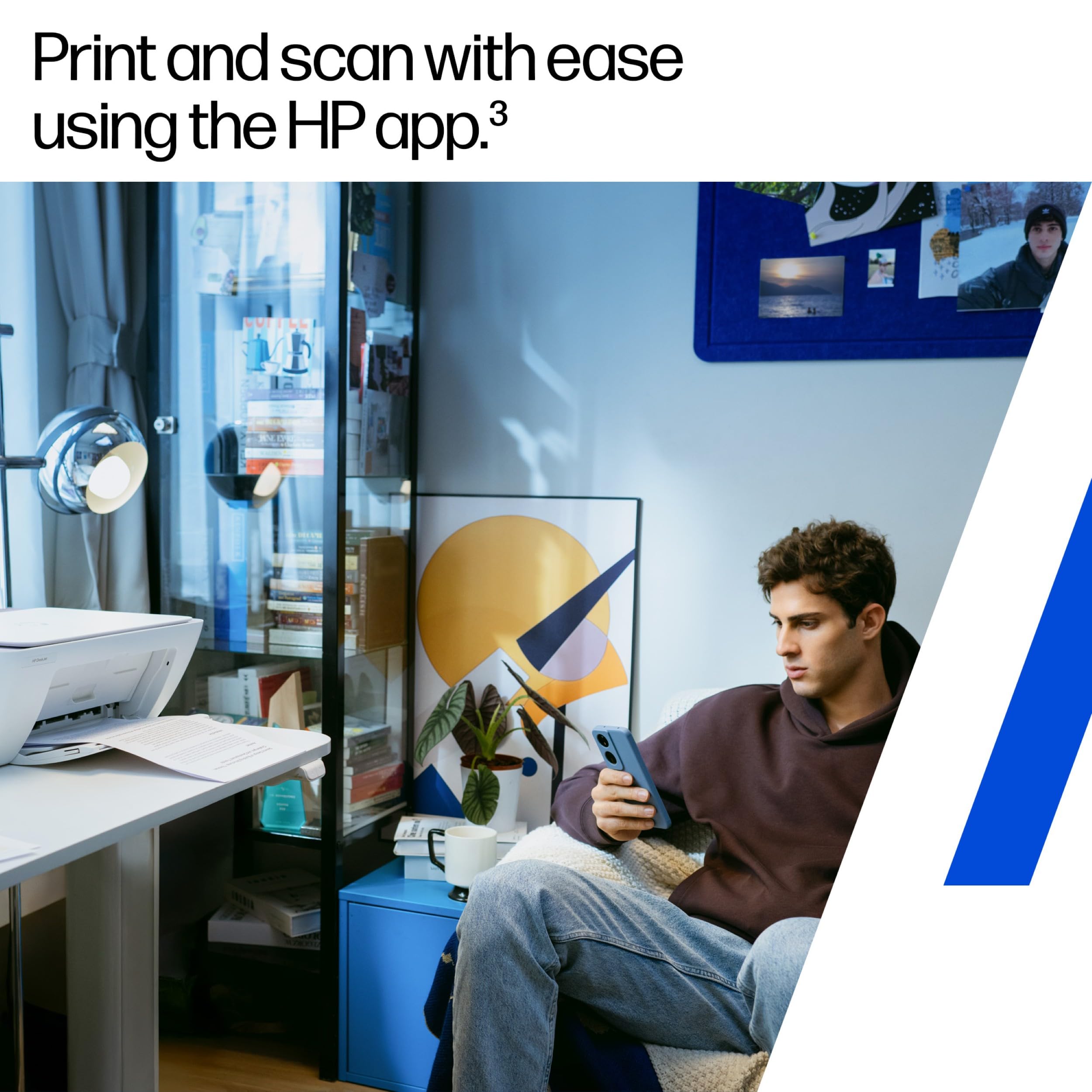 HP DeskJet 2922 All in One Printer | Wireless | Colour | 3 months free Instant Ink Included | Easy Setup & Reliable Wi-Fi | Print, Scan & Copy — view 6