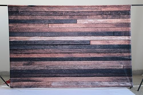 Miniatura 2 de Kate Fondo de fotografía de madera oscura de 7 pies de ancho x 5 pies de alto, fondo retro de madera marrón para fotos Potrait, accesorios de