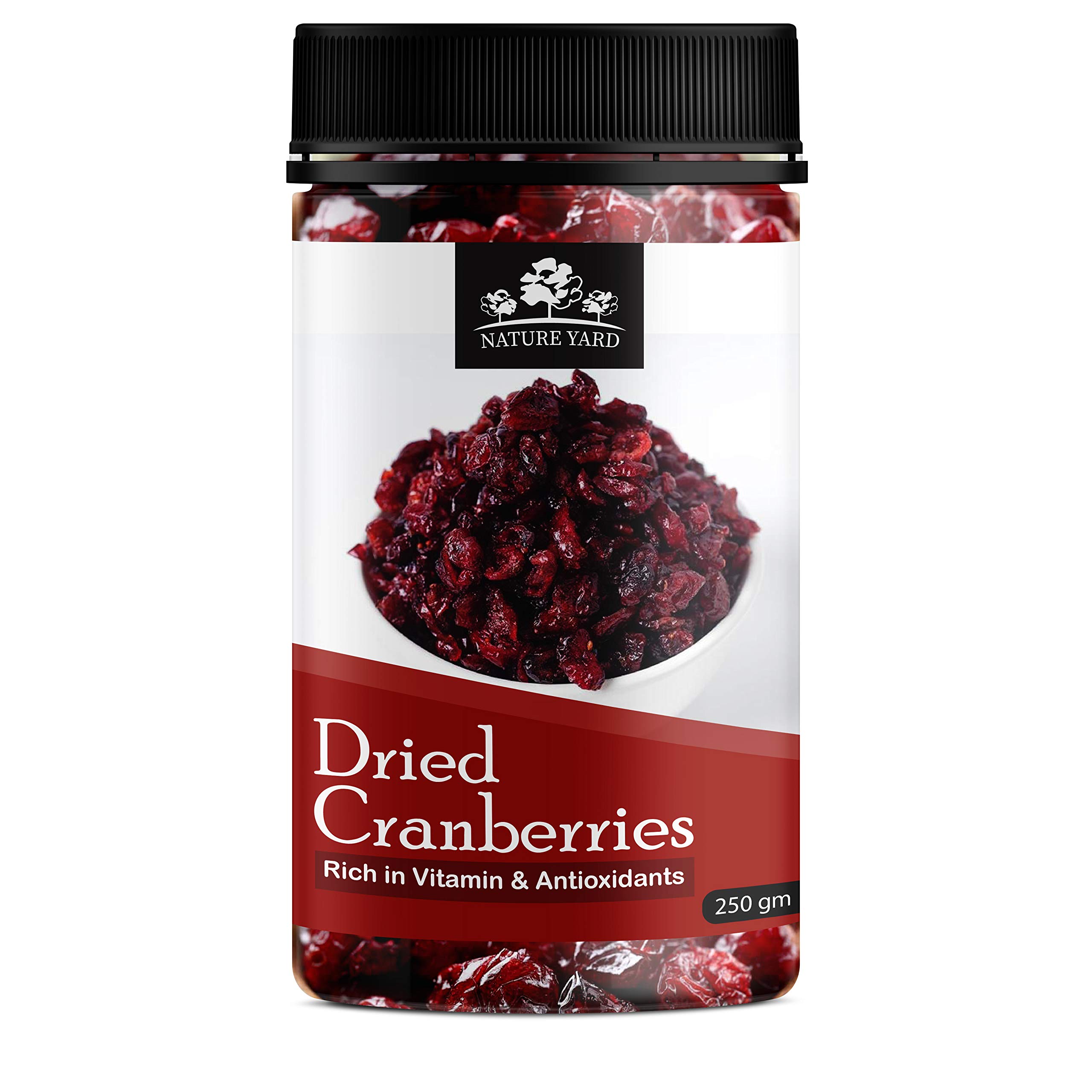 NATURE YARD Whole Dried Cranberries Dry fruit - 250gm - Naturally Dried Without artificial flavor (B0918J4SWC) Amazon Price History, Amazon Price Tracker