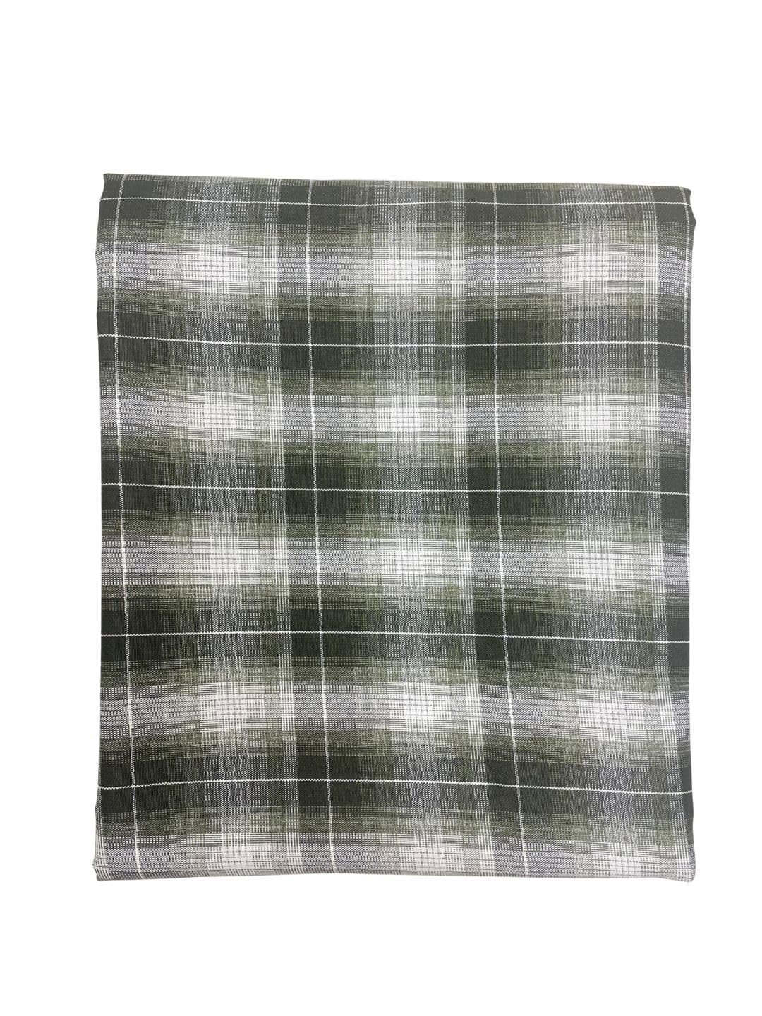 maharaja Unstitched Poly Viscose Checkered Shirt Fabric Piece for Men-picture-29