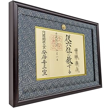 勲章額 勲記勲章額 賞状サイズ 42×59,4cm : ギフトハウスタカノYahoo!店