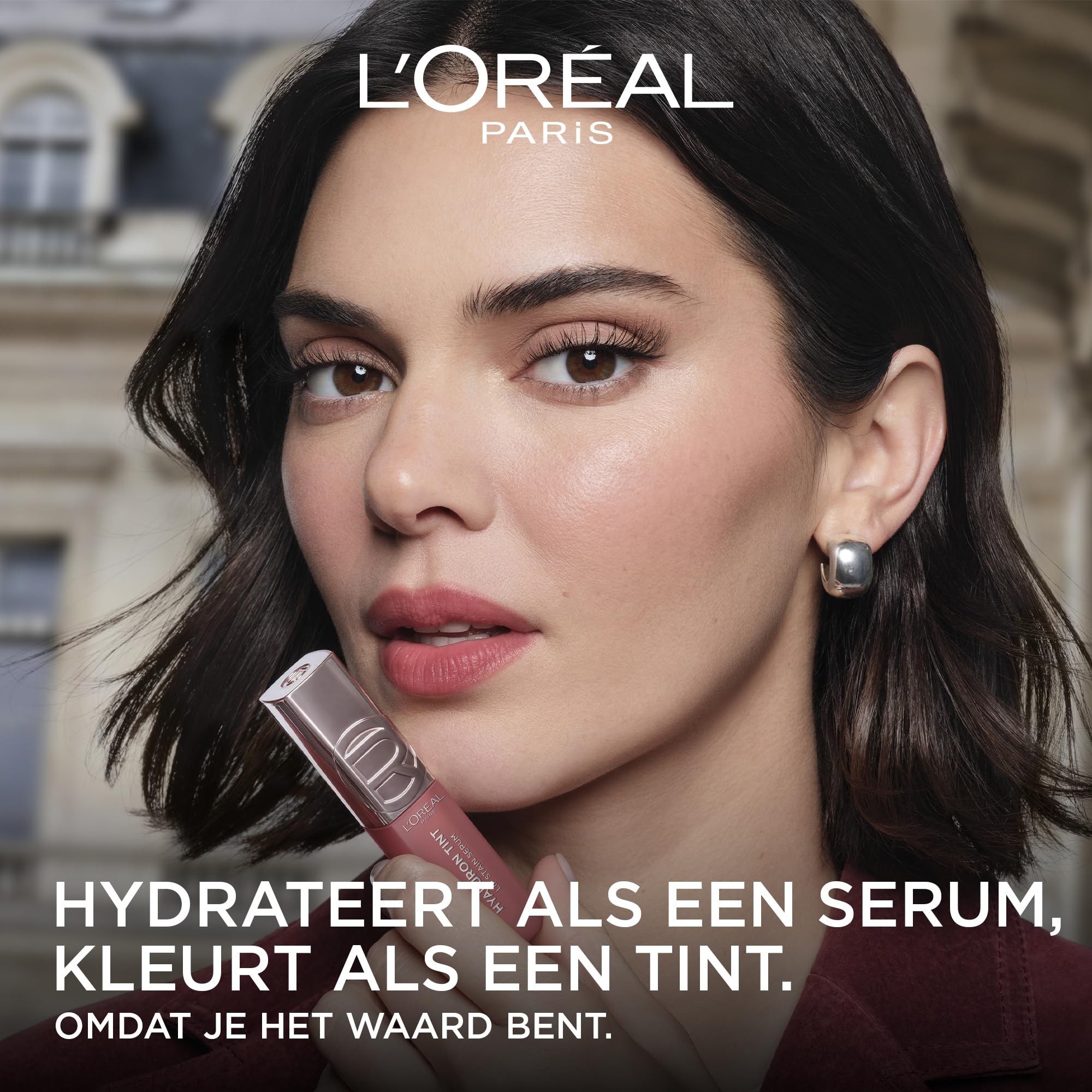 L'Oréal Paris Tinta Labbra, Effetto Idratante, Labbra Rimpolpate, Colore Pieno a Lunga Tenuta, Con Acido Ialuronico, Hyaluron Tint, Tonalità: 217 Smokey Mauve