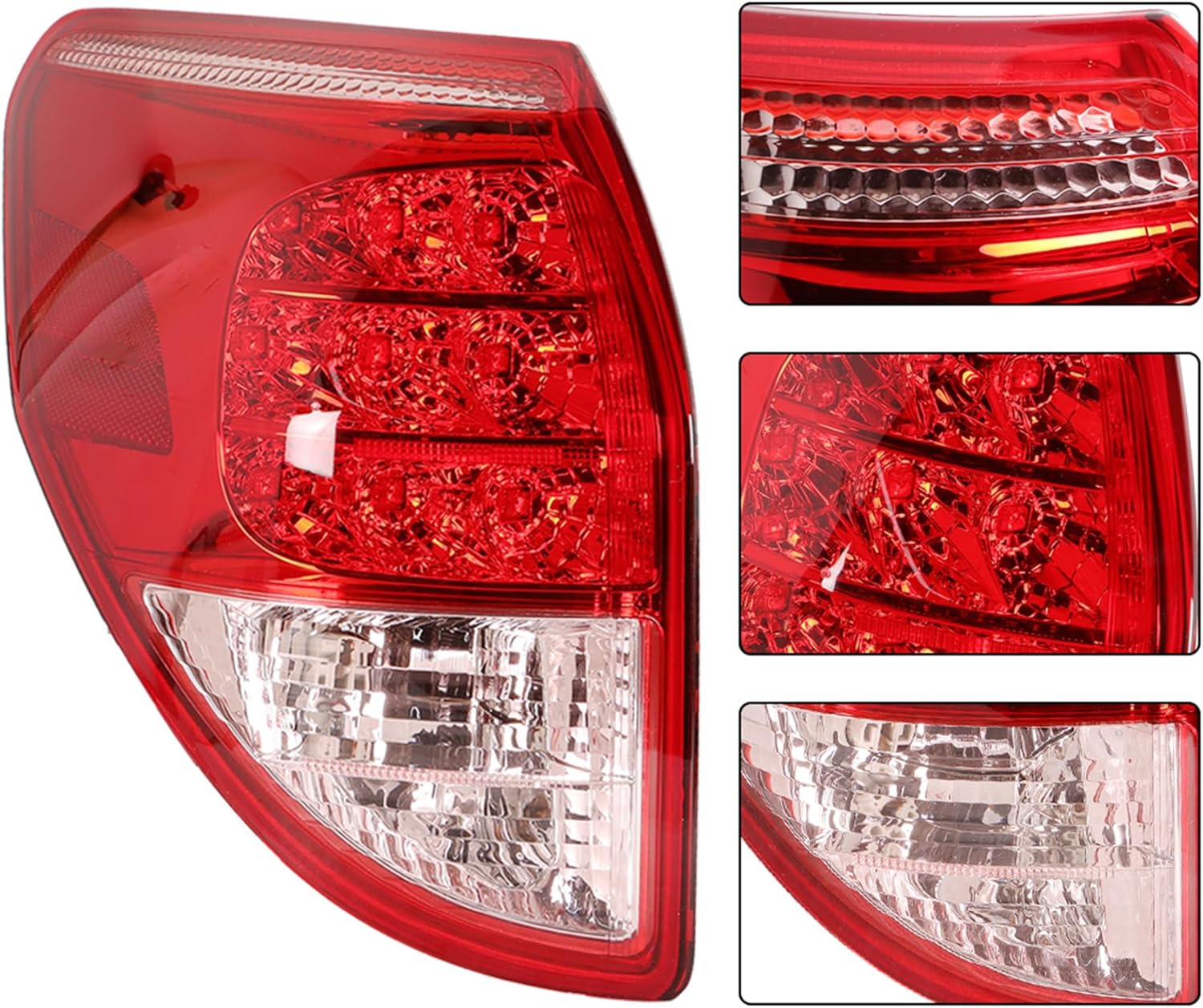 Silscvtt LH Outer Tail Light Assembly Replacement for Toyota RAV4 2006-2008 Driver Side 8156142100 TO2818127