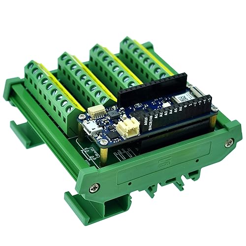 Miniatura 7 de Placa del módulo de ruptura del bloque de terminales del tornillo del montaje en carril DIN para Arduino MKR.