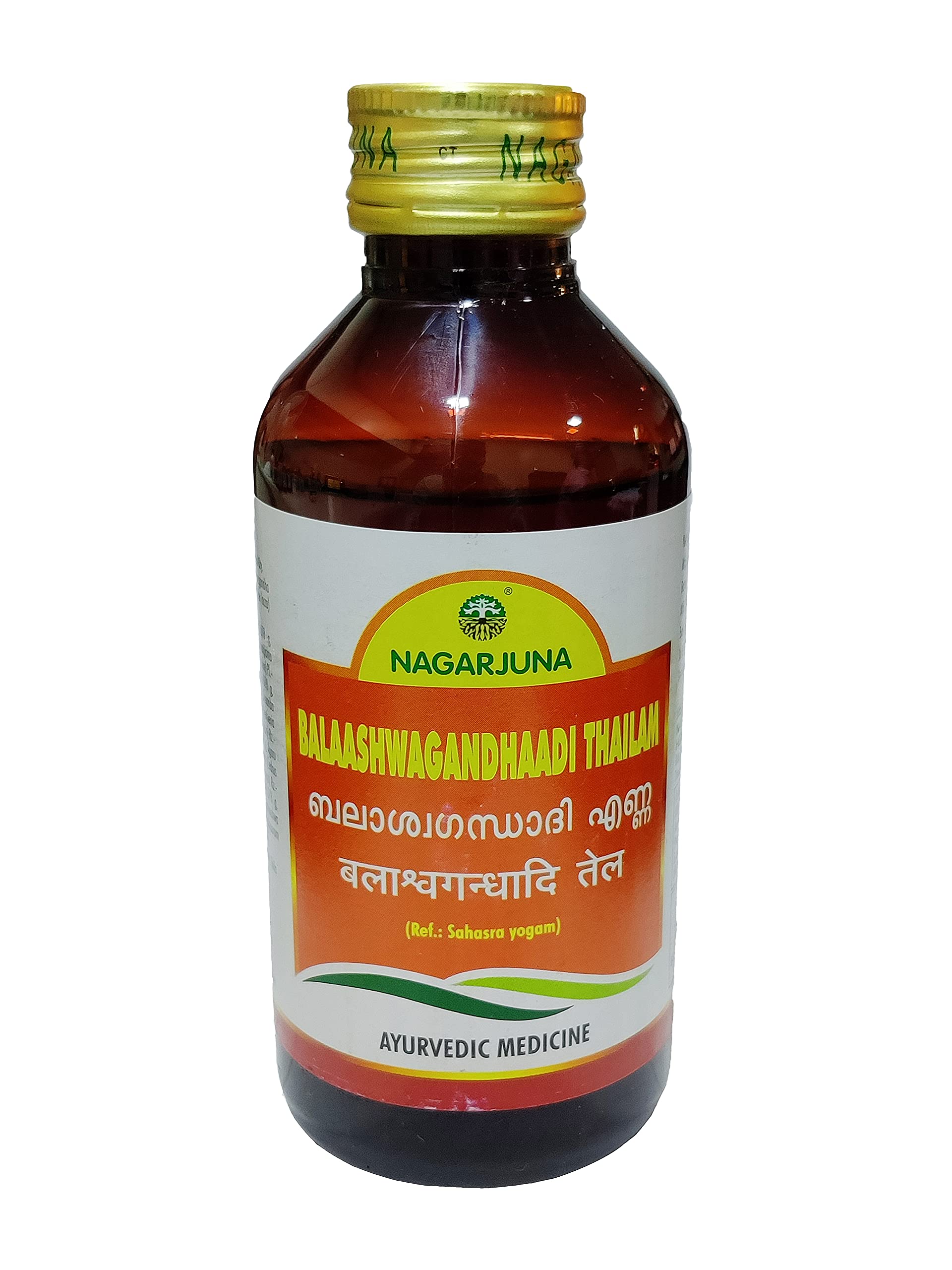 Nagarjuna Kerala Balaashwagandhaadi Thaila 200 ml x Pack of 4