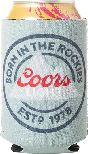 Soporte para latas de bebida de neopreno con licencia oficial de Coors Light (1)