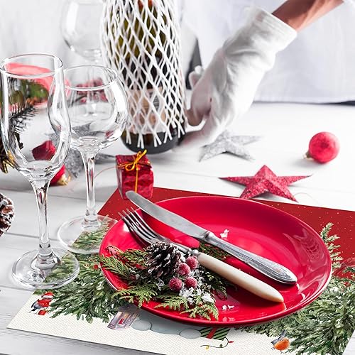 Miniatura 4 de 100 manteles individuales de papel desechables para mesa de comedor, manteles individuales a granel, para decoración de mesa de cena, despedida de