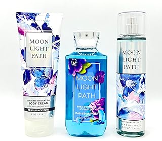 Moonlight Path Bath & Body 3-Piece Bundle | Ultimate Hydration Body Cream, Shower Gel and Fine Fragrance Mist