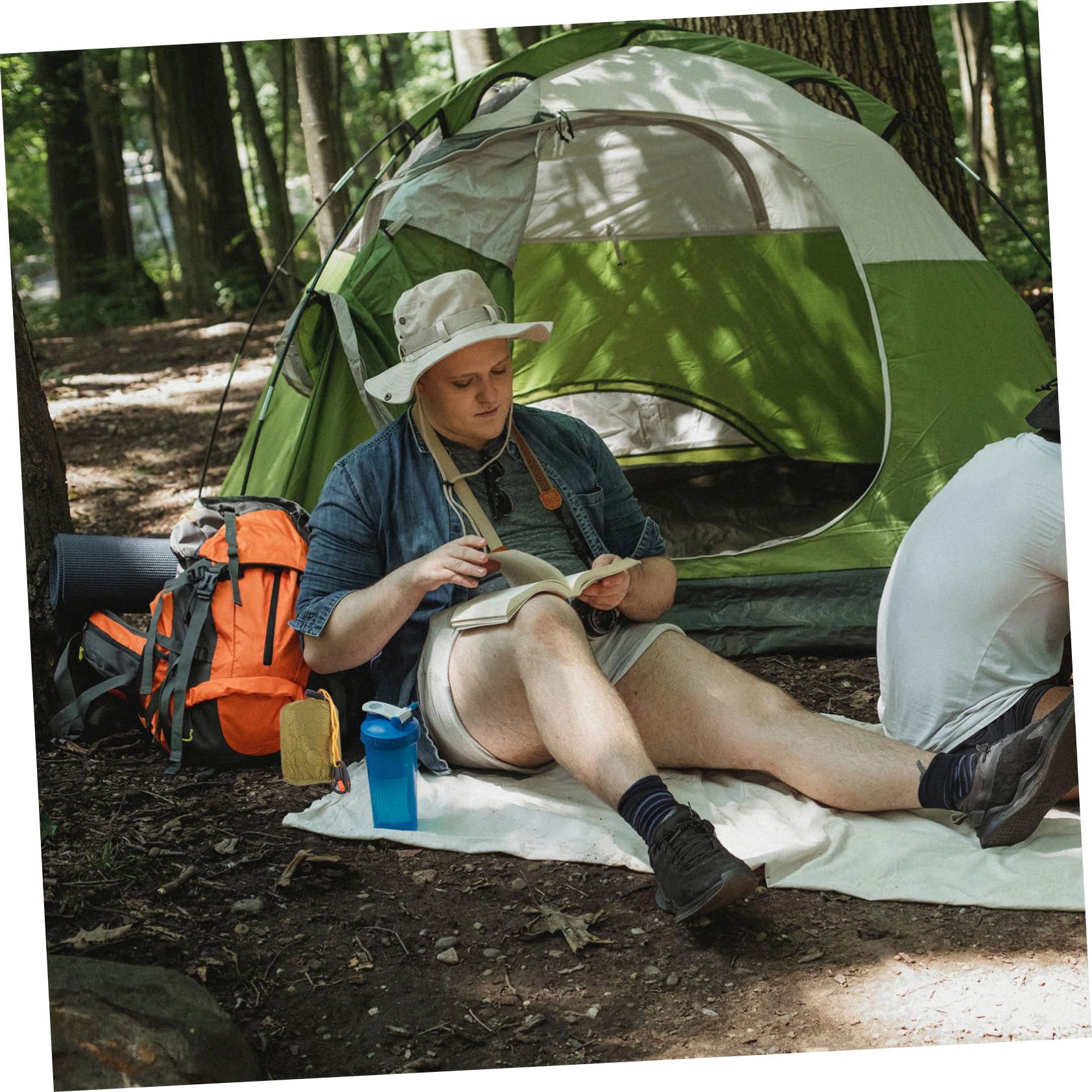 ibasenice Notfall Schlafsack Aluminiumfolie Ultraleicht und Kompakt für Camping Outdoor Aktivitäten Tragebeutel für Einfache Aufbewahrung und Transport