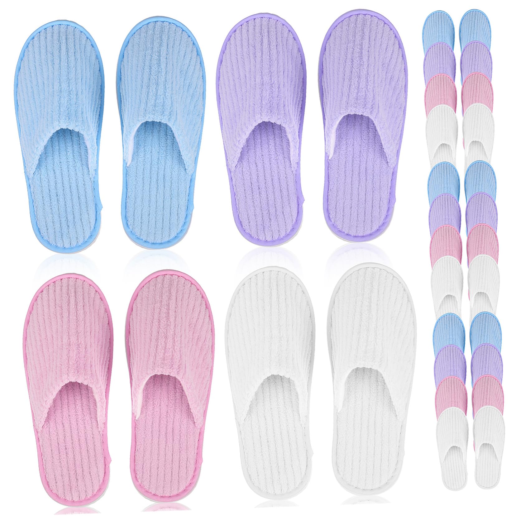 FOMIYES Disposalable Slippers for Wedding Guests Indoor Spa Slippers for Men Women