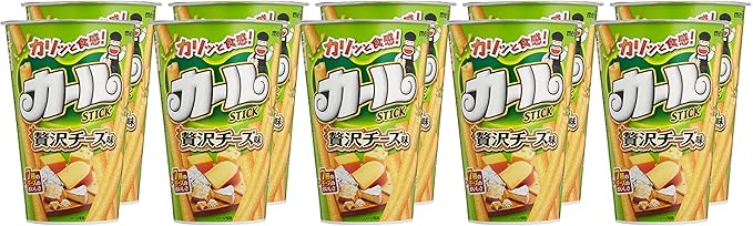 Amazon 明治 カールスティック贅沢チーズ味 46g 10個 明治 スナック菓子 通販