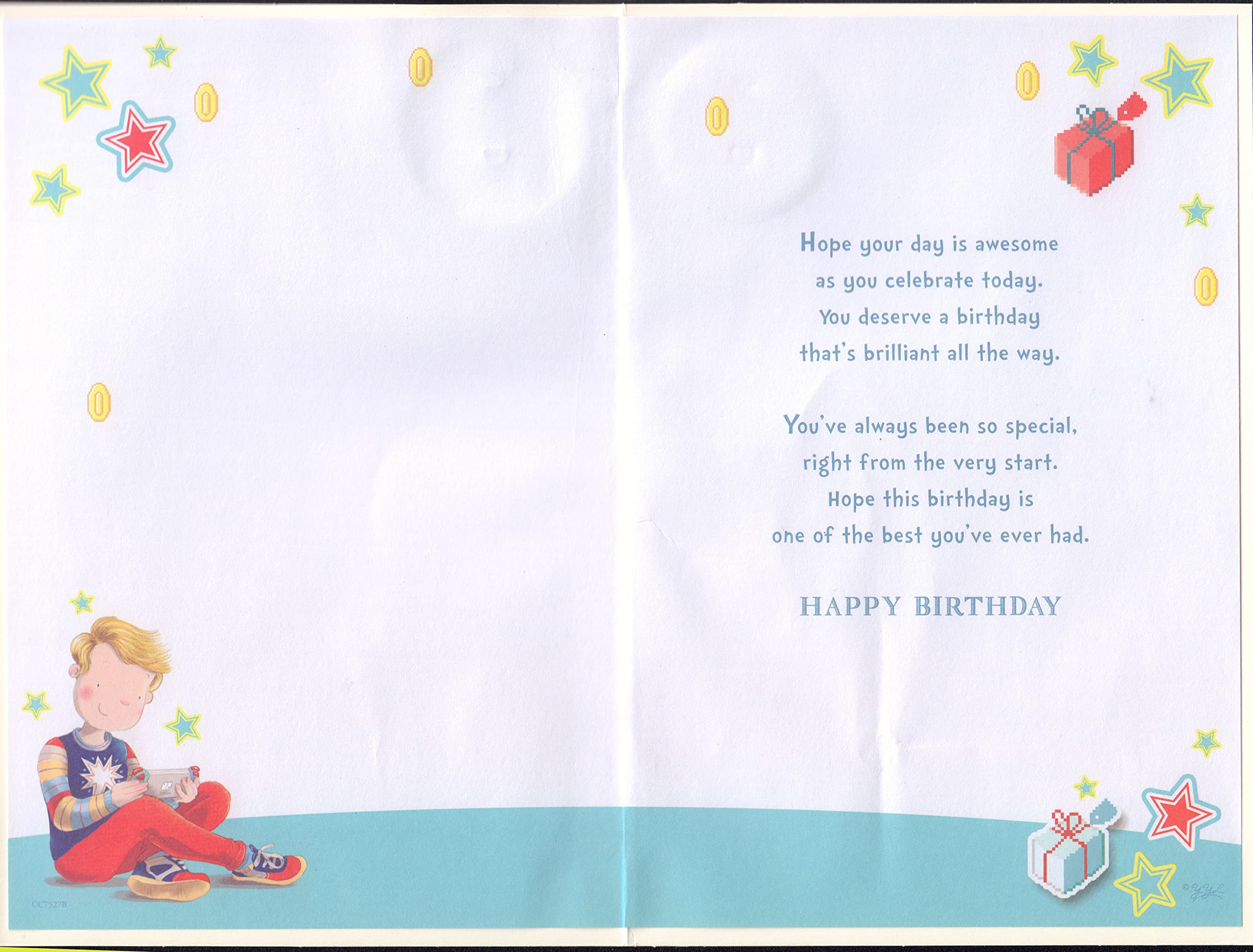 DEGASKEN Biglietto per il 18° compleanno del nipote, regalo di compleanno per nipote di 18 anni, decorazioni per il 18° compleanno per ragazzi, biglietto con incisione personalizzata