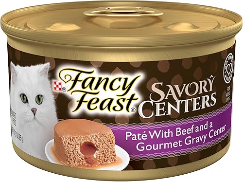 Purina Fancy Feast Paté. - Comida húmeda enlatada para gatos adultos