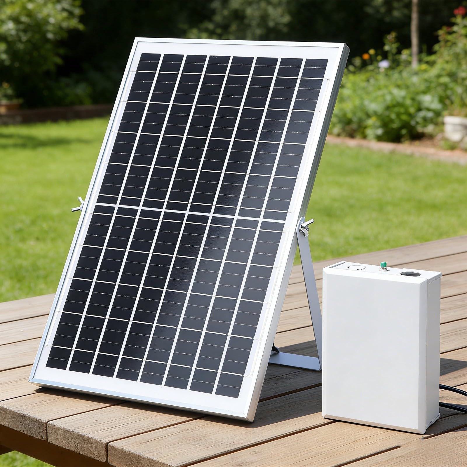 Laghetto solare con batteria di riserva, acqua solare veloce per kit fontana da giardino, aeratore per acquari e ossigenazione dello stagno, fornitura di energia alternativa impermeabile (9 V 10 W