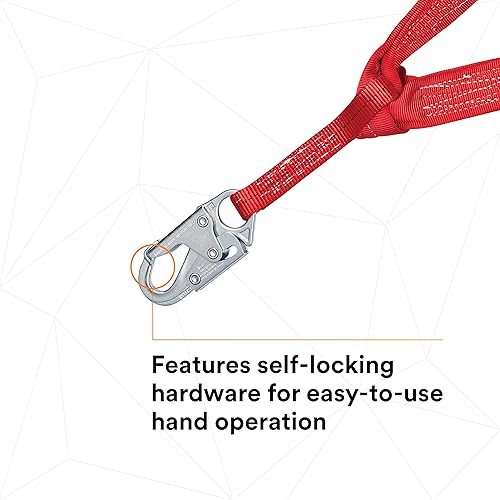 Miniatura 9 de 3M Protecta PRO 1340161 - Cordón de absorción de impactos 100% elástico, gancho a presión en el centro, ganchos de acero para barras de refuerzo en