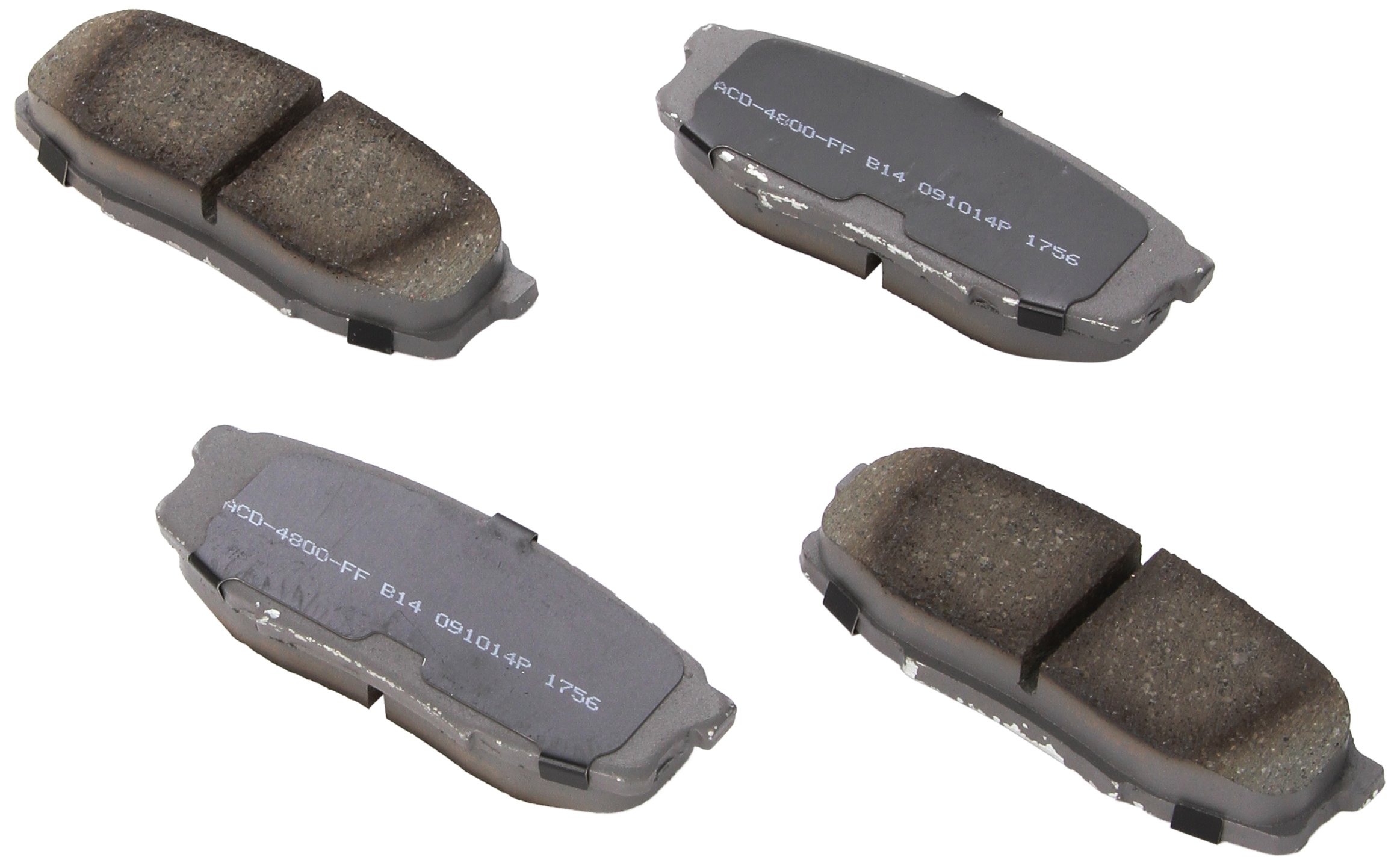 Amazon.com: ACDelco Silver 14D1304CH Ceramic Rear Disc Brake Pad  