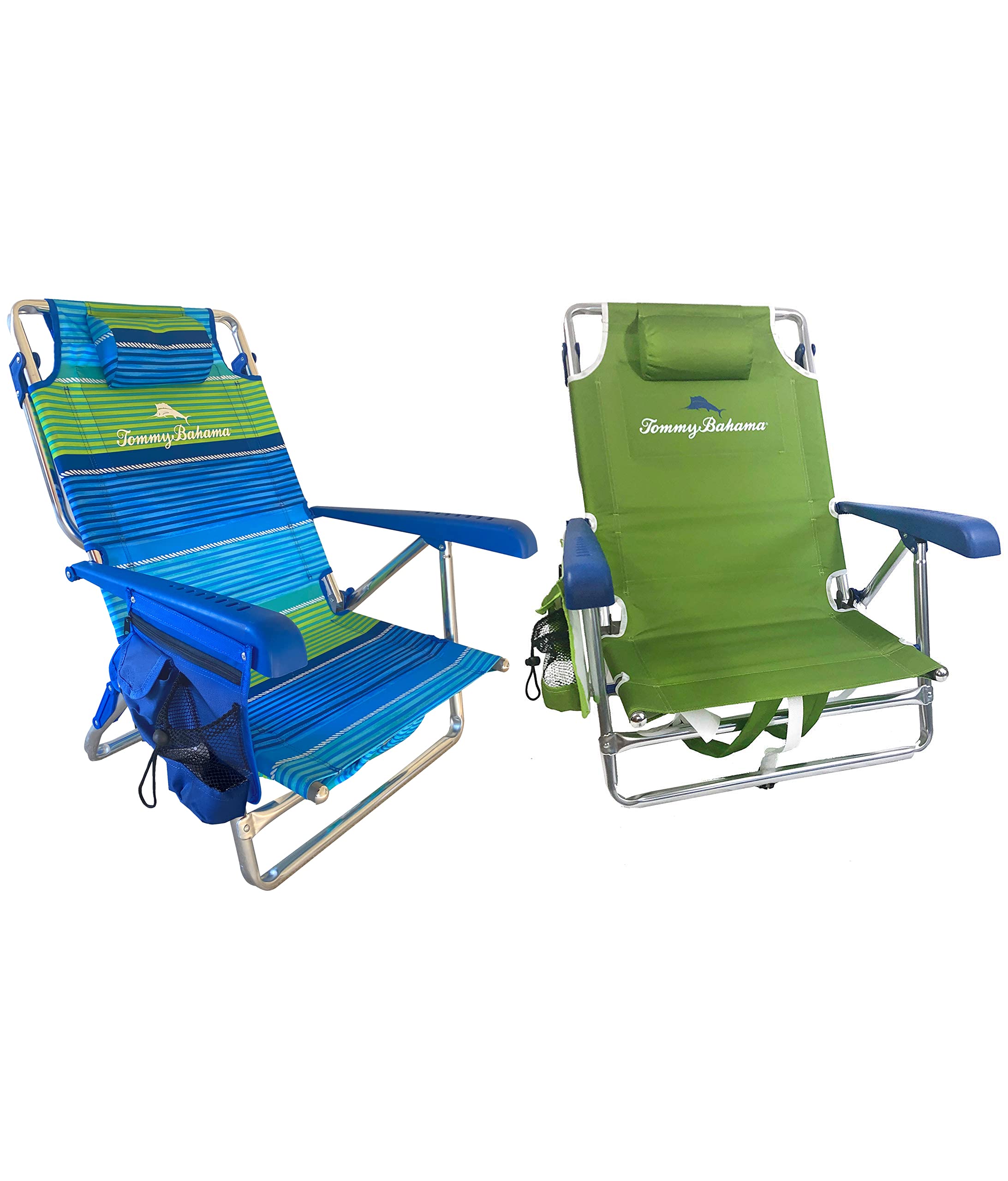 Buy Tommy Bahama Set of 2 Backpack Beach Chairs with Cooler, Storage