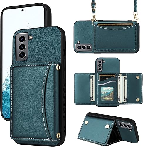 Furiet Wallet Case for Samsung Galaxy S21 5G 6.2 inch with C