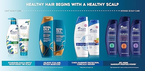 Miniatura 8 de Head & Shoulders Champú y acondicionador para la caspa, Supreme Color Protect con aceite de argán y miel de manuka, 11.8 onzas, 9.4 onzas