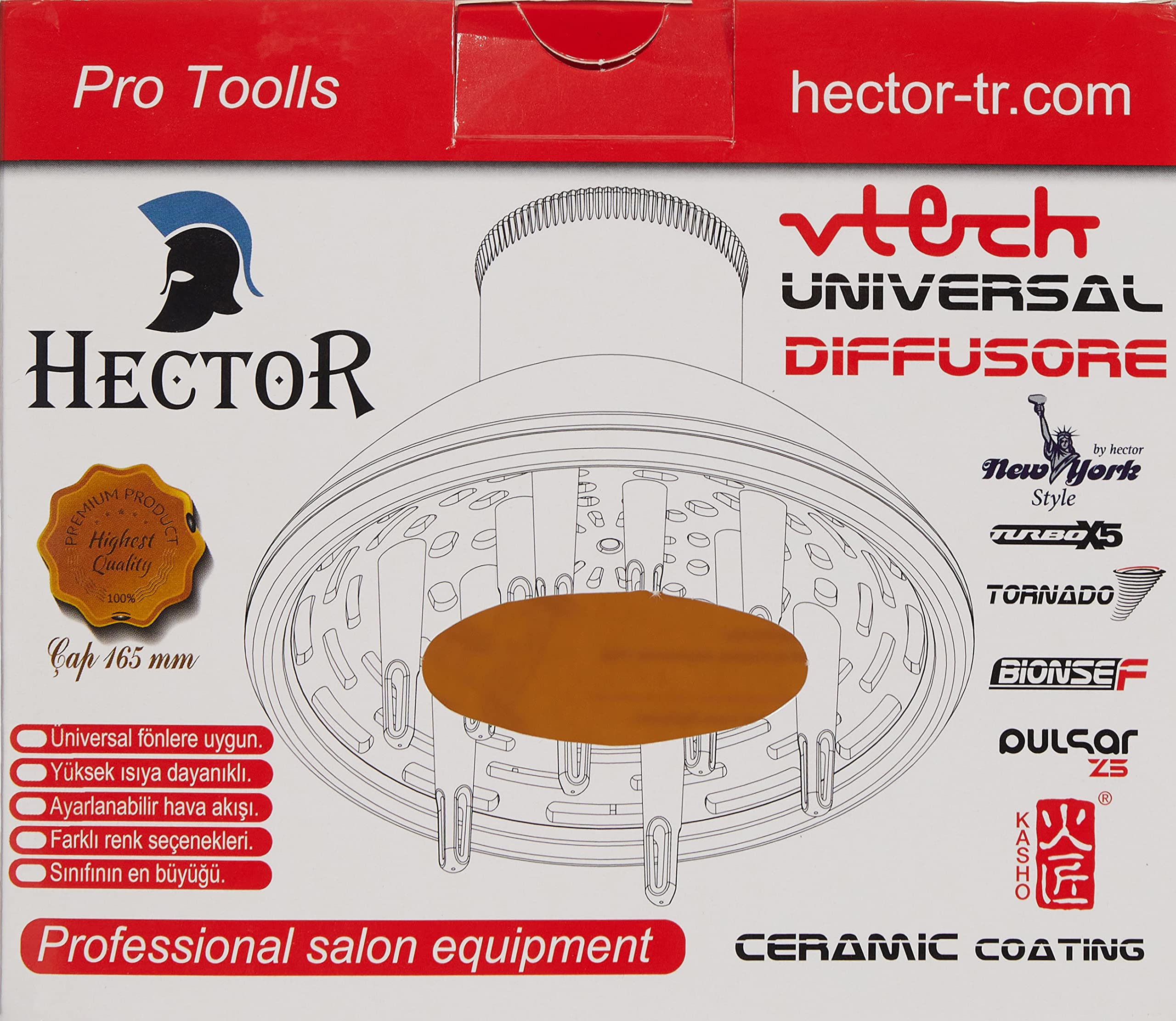 HECTOR V-TECH DİFÜZÖR BEYAZ, Beyaz