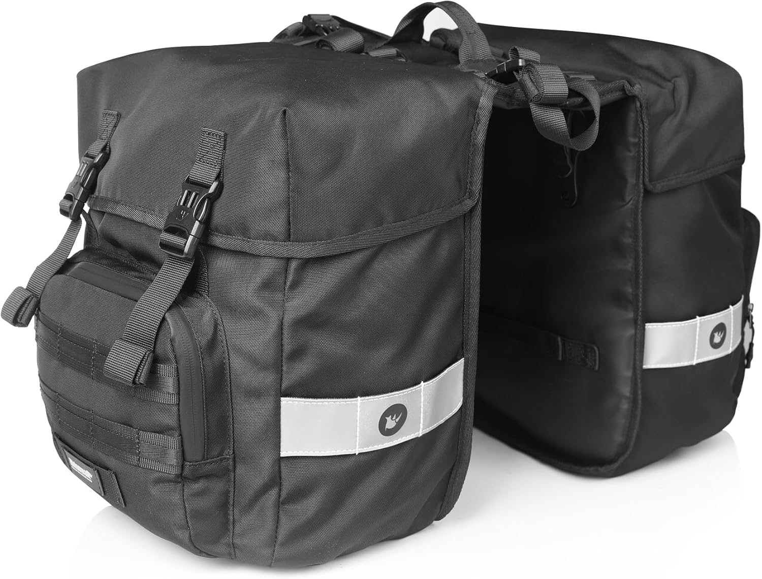 Amazon.com: Rhinowalk Bike Pannier Bag 40L Rear Rack Bag Double Pannier ...