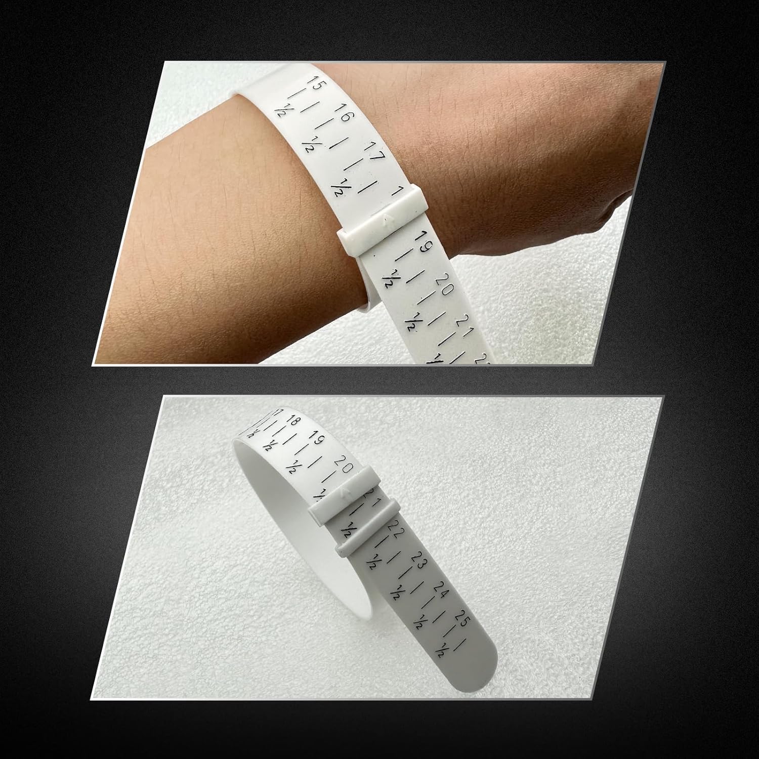 BDYAQGC Jewelry Making Tool Wood Bracelet Mandrel Round Plastic Wrist Sizer with Polished Agate Knife Jewelers Hammer Rubber Mallet Bangle Shaper Tools Jewelry Repair Kit - Image 7